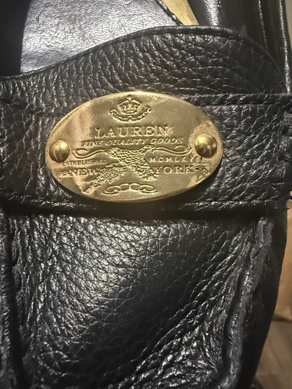 Ralph Lauren Black Label Leather Loafers 9.5M - Picture 5 of 5